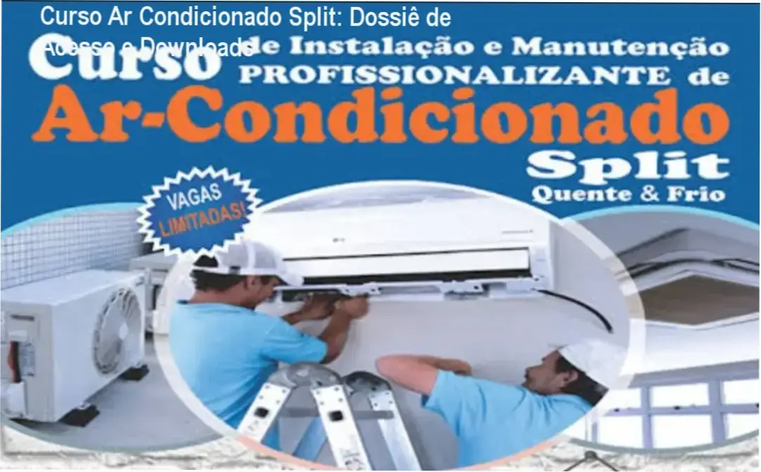 Técnico realizando a instalação de um ar condicionado split hi-wall utilizando ferramentas profissionais
