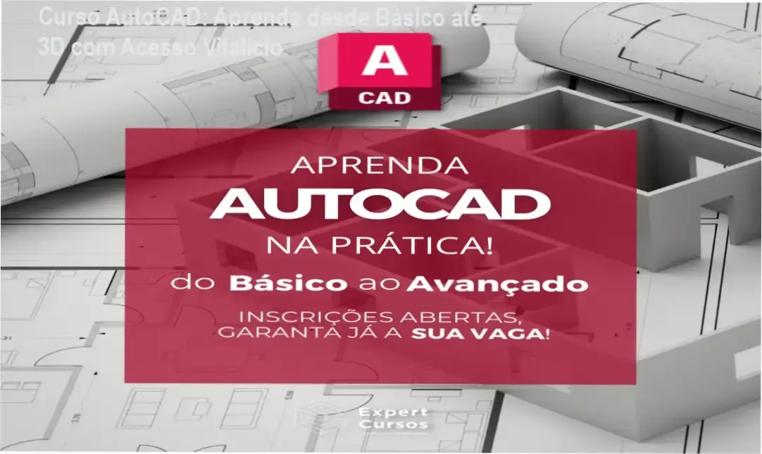 Curso AutoCAD: Aprenda desde Básico até 3D com Acesso Vitalício 1 https://ondeaprender.com.br/curso-autocad-duda-certificado-validacao/ Capa do curso AutoCAD com destaque para certificados e projetos arquitetônicos