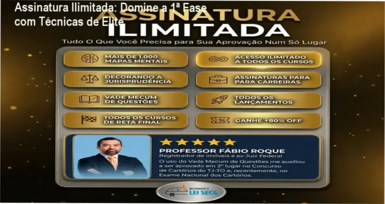 Assinatura Ilimitada: Domine a 1ª Fase com Técnicas de Elite 1 https://ondeaprender.com.br/ Plataforma de revisão jurídica com flashcards e mapas mentais para concursos da 1ª fase.