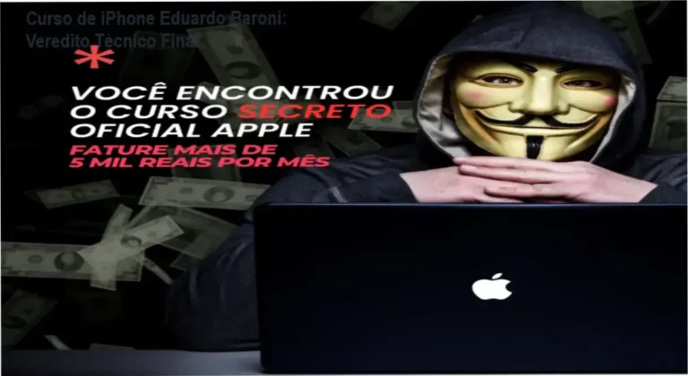 Eduardo Baroni apresentando a metodologia de manutenção oficial para iPhones