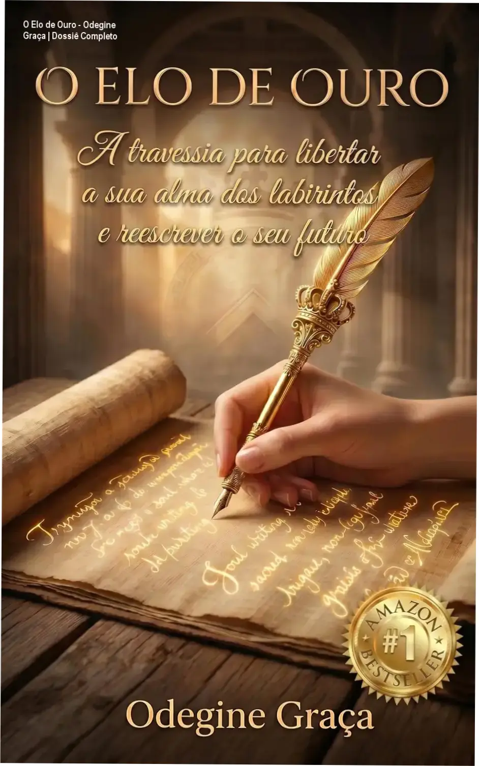 Capa do livro O Elo de Ouro de Odegine Graça sobre cura emocional e arquétipos