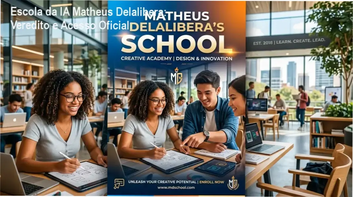 Interface do treinamento Escola da IA de Matheus Delalibera para criação de vídeos com inteligência artificial