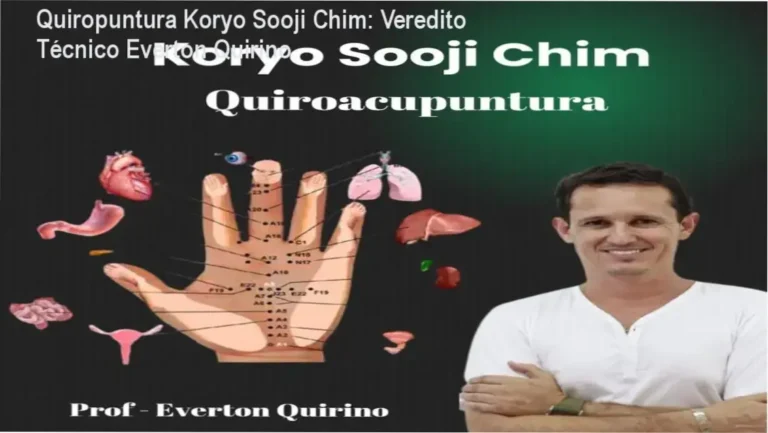 Everton Quirino apresentando a técnica de Quiropuntura Koryo Sooji Chim nas mãos