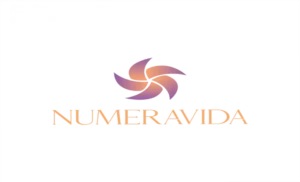 Representação visual de um mapa numerológico personalizado com elementos astrológicos e números sagrados