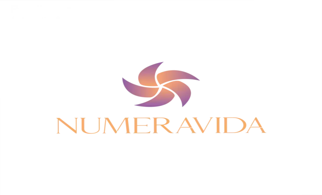Representação visual de um mapa numerológico personalizado com elementos astrológicos e números sagrados