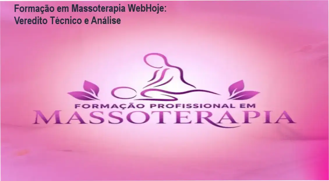Certificado de 300 horas da Formação em Massoterapia WebHoje com selo ABRATH