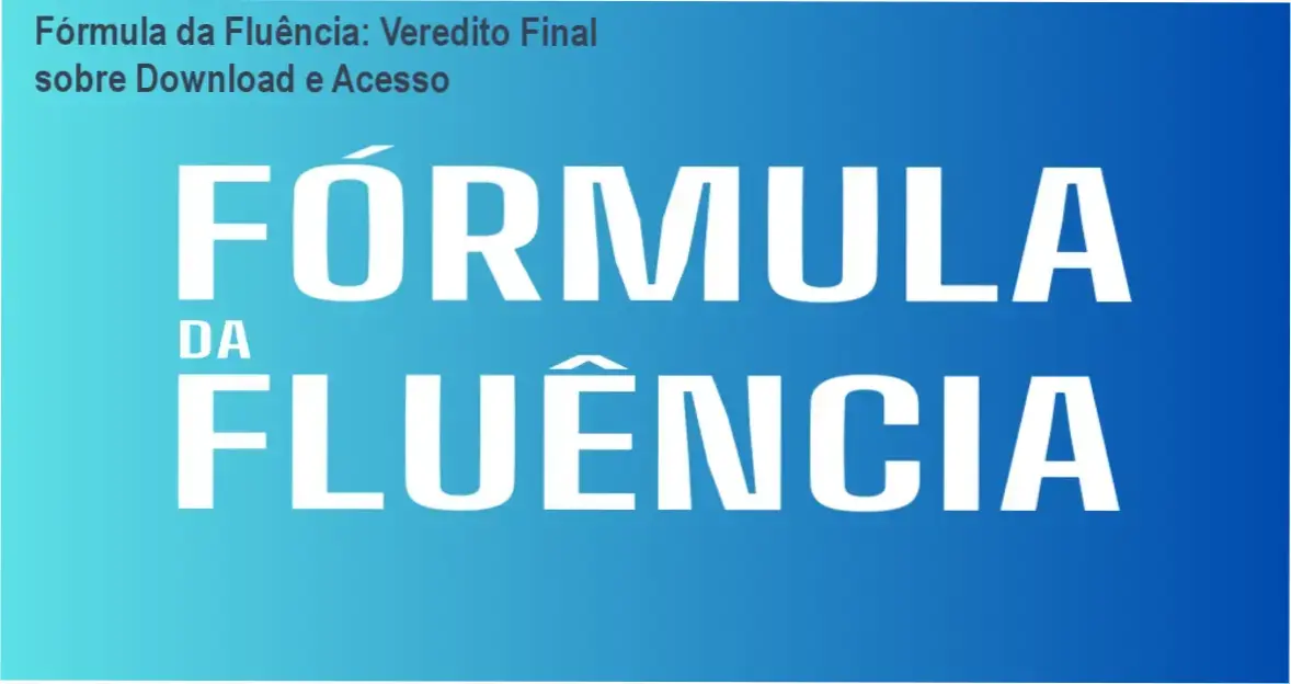 Interface do curso Fórmula da Fluência focada em fala conectada e repetição espaçada