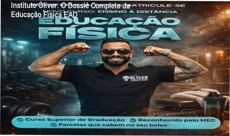 Estudante de educação física utilizando plataforma EAD para graduação no Instituto Óliver