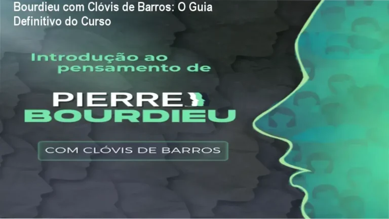 Visão interna e detalhes do curso Introdução ao Pensamento de Pierre Bourdieu com Clóvis de Barros Filho