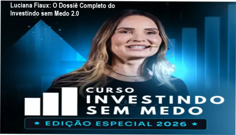 Luciana Fiaux: O Dossiê Completo do Investindo sem Medo 2.0 5 https://ondeaprender.com.br/ Interface do curso Investindo sem Medo de Luciana Fiaux exibindo módulos de investimentos e ferramentas práticas