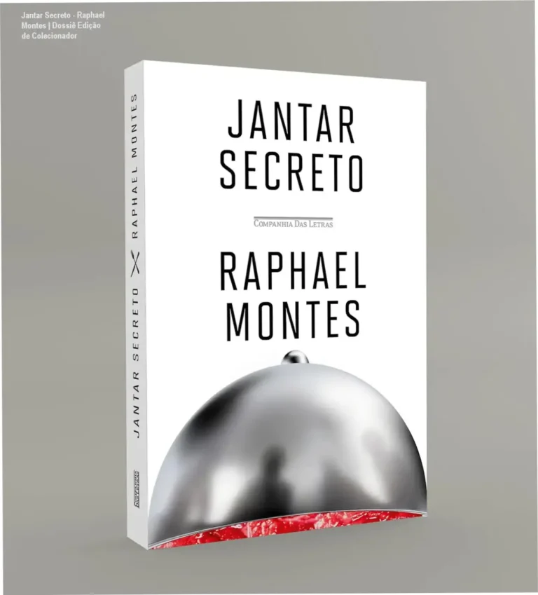 Capa da edição de colecionador do livro Jantar Secreto de Raphael Montes em formato premium.