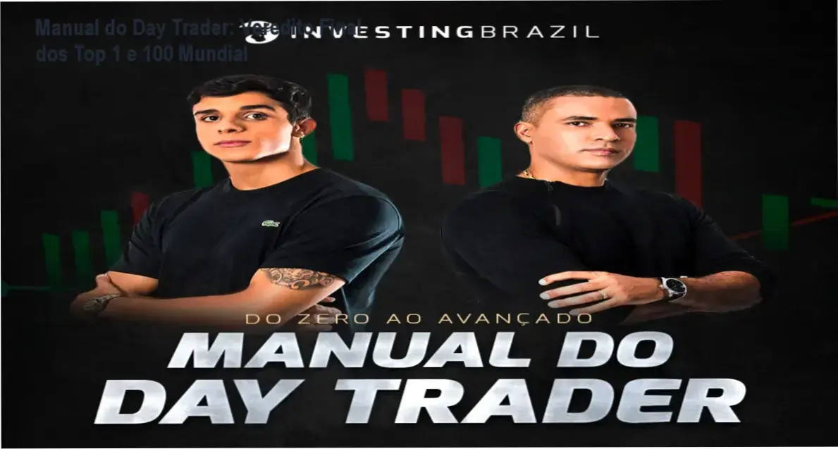 Interface do curso Manual do Day Trader com foco em análise de Price Action e gráficos de trading