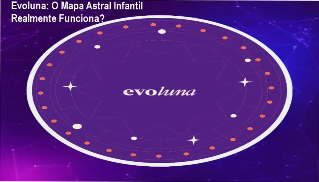 Interface do Mapa Astral Completo Infantil da Evoluna mostrando detalhes do relatório personalizado