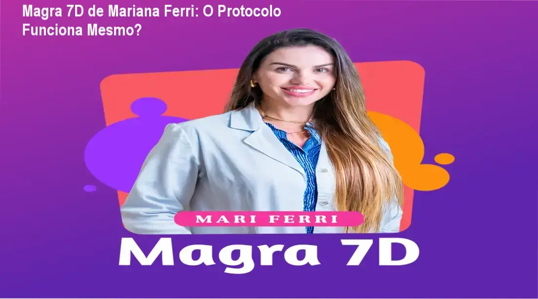 Representação visual do método Magra 7D de Mariana Ferri d'Avila focada em aceleração metabólica