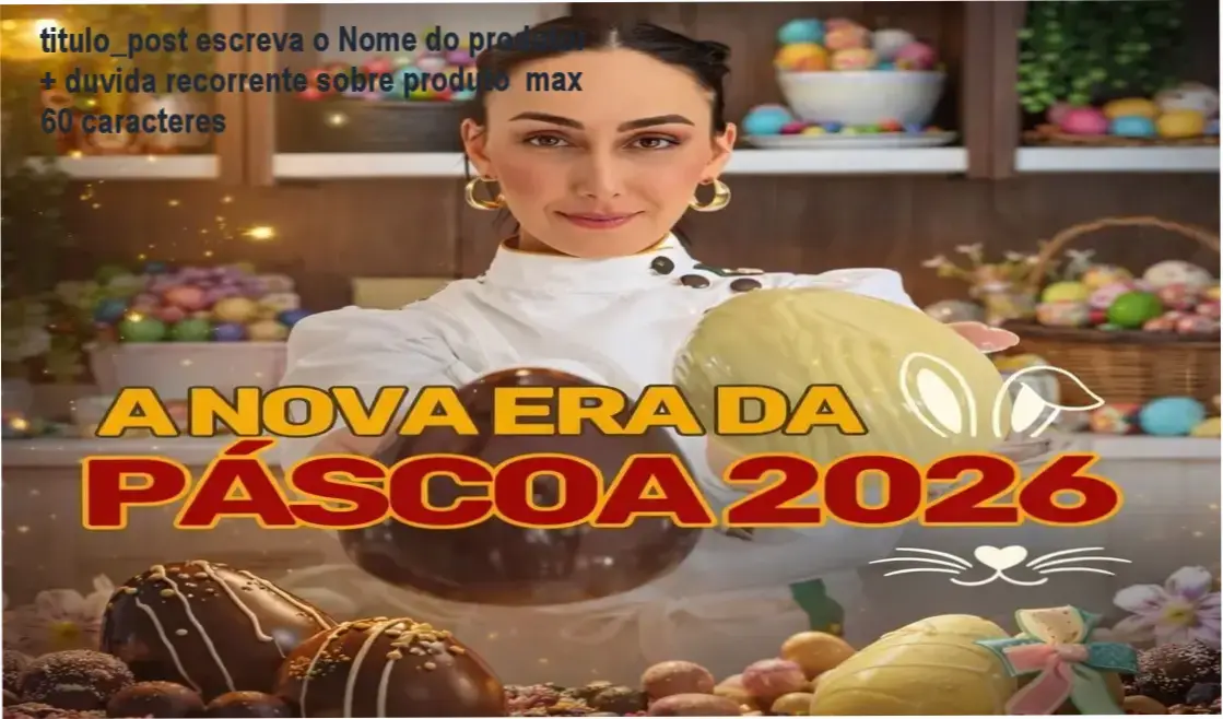 titulo_post escreva o Nome do produtor + duvida recorrente sobre produto max 60 caracteres 1 https://ondeaprender.com.br/a-nova-era-da-pascoa-2026/ Confeiteira preparando ovos de Páscoa gourmet para demonstração do método Marrara Bortoloti