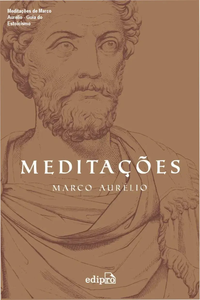 Edição especial de Meditações de Marco Aurélio com postais e marcador da Coleção Grandes Mestres do Estoicismo