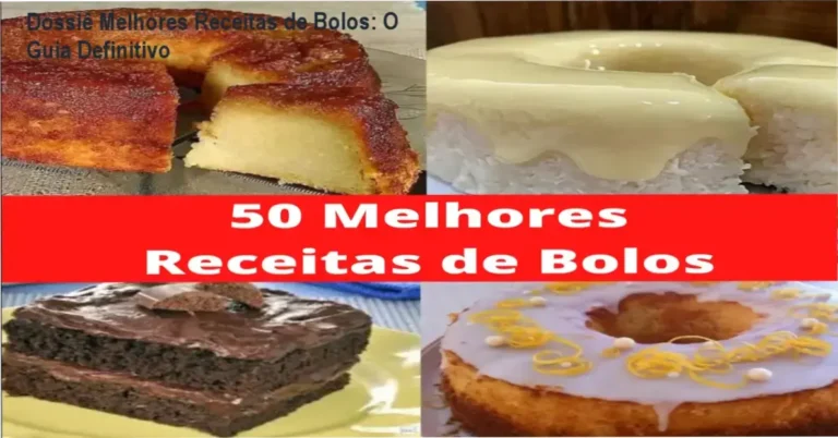 Dossiê Melhores Receitas de Bolos: O Guia Definitivo 10 https://ondeaprender.com.br/ Variedade de bolos caseiros fofinhos sobre uma mesa de café da tarde
