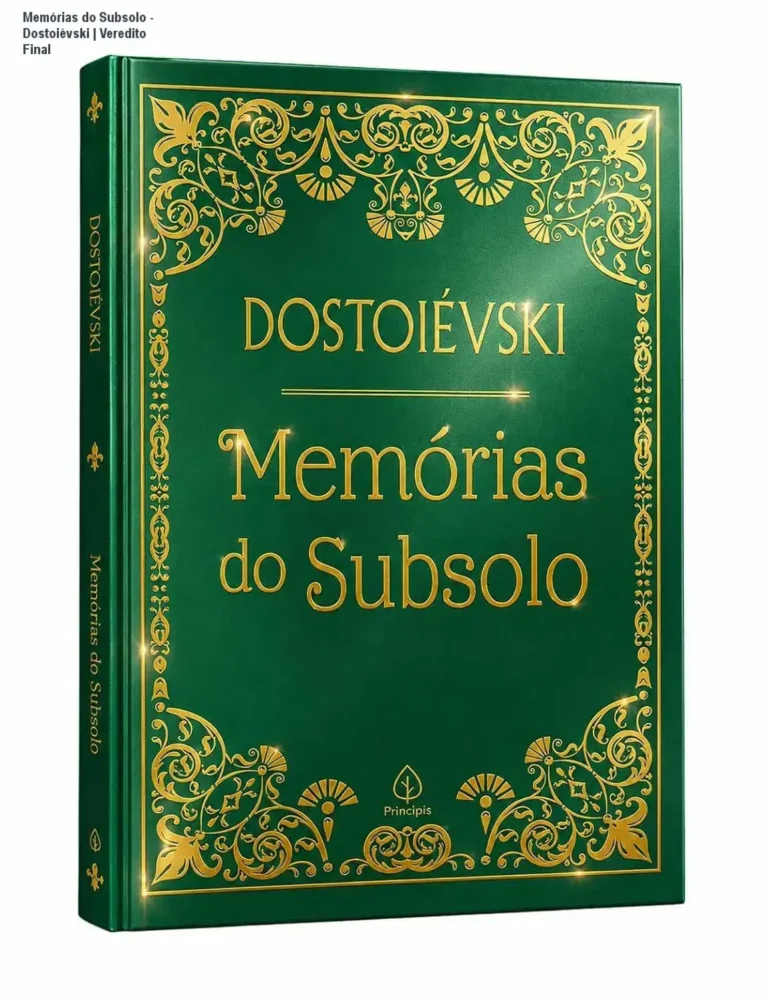 Capa do livro Memórias do Subsolo de Fiódor Dostoiévski em formato digital