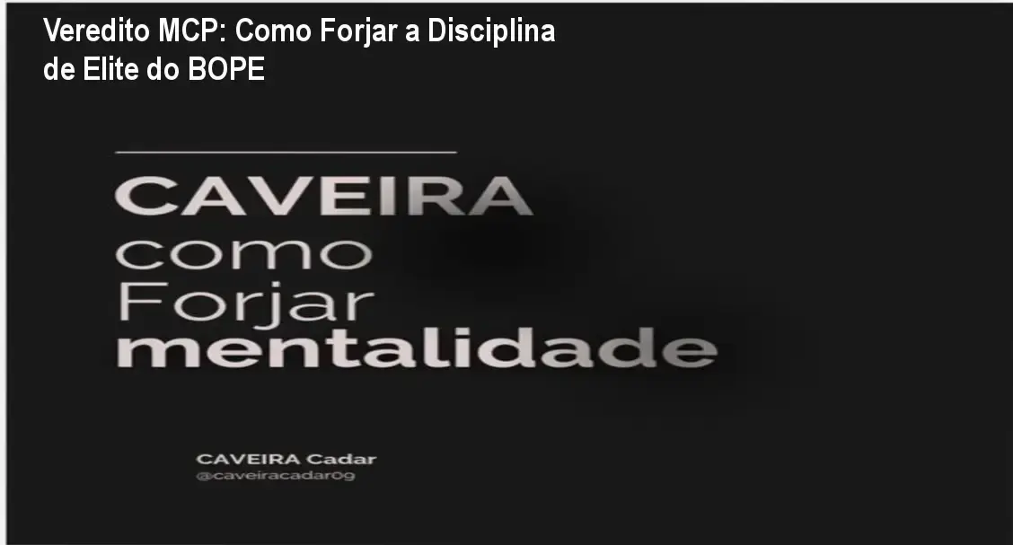 Veredito MCP: Como Forjar a Disciplina de Elite do BOPE 1 https://ondeaprender.com.br/mentalidade-cao-pastor-disciplina-elite-bope/ Representação da mentalidade de elite e disciplina tática do Método Cão Pastor