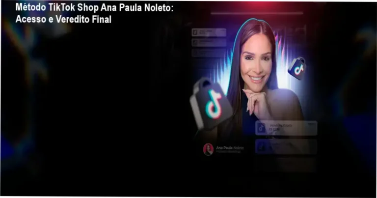 Representação visual da estratégia de vendas do Método TikTok Shop de Ana Paula Noleto para monetização orgânica