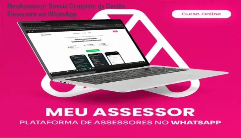 Interface do MeuAssessor realizando controle financeiro automático através de mensagens no WhatsApp