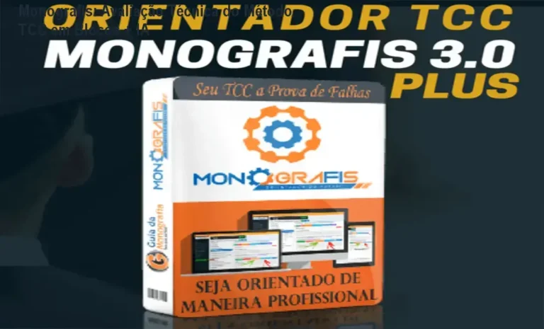 Monografis: Avaliação Técnica do Método TCC em Blocos + IA 3 https://ondeaprender.com.br/natflix-fitness-como-baixar-oficial/ Dashboard do Monografis exibindo estrutura de blocos do TCC e assistente de IA