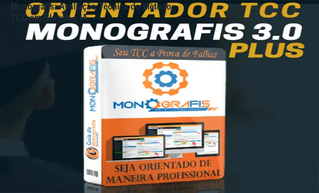 Dashboard do Monografis exibindo estrutura de blocos do TCC e assistente de IA