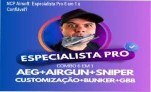 Kit de ferramentas e componentes de manutenção de Airsoft para curso Especialista Pro da NCP Airsoft
