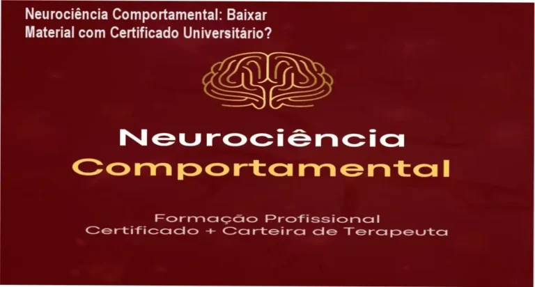 Carteira digital de terapeuta como resultado do curso de Neurociência Comportamental
