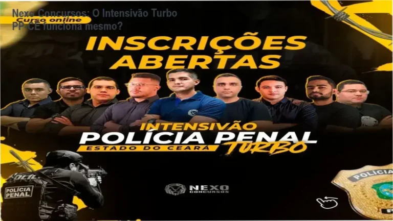 Nexo Concursos: O Intensivão Turbo PP-CE funciona mesmo? 7 https://ondeaprender.com.br/curso-libertacao-completo-dossie-tecnico-veredito/ Estudante utilizando o cronograma estratégico do Intensivão Turbo Nexo Concursos para aprovação na Polícia Penal do Ceará