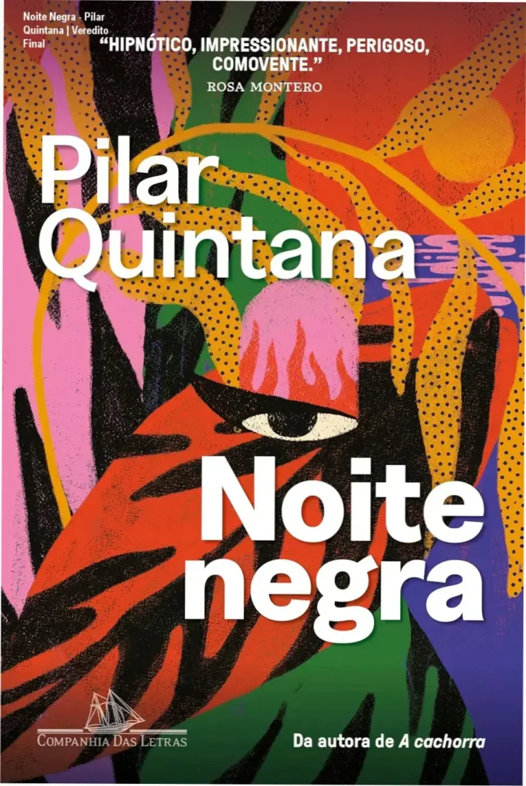 Capa do livro Noite Negra de Pilar Quintana apresentando estética minimalista e sombria