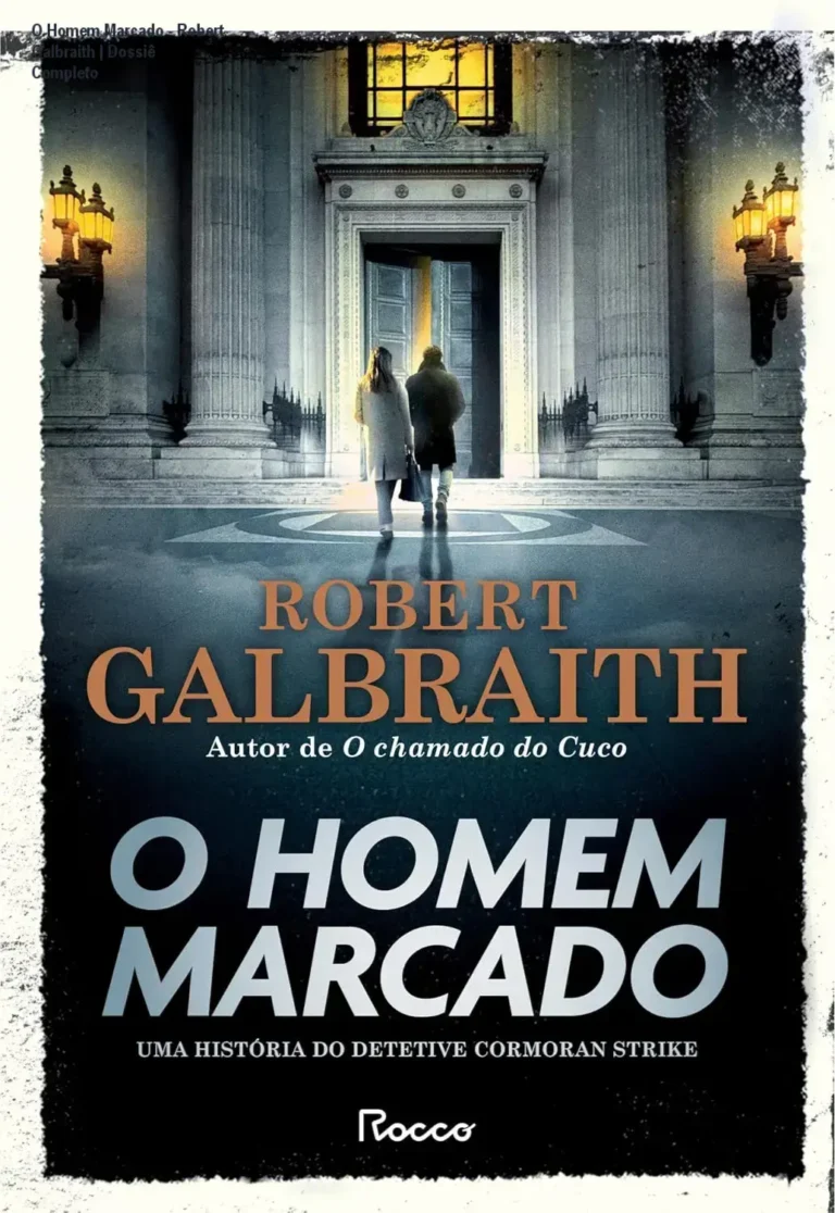 Capa do livro O Homem Marcado de Robert Galbraith em formato digital