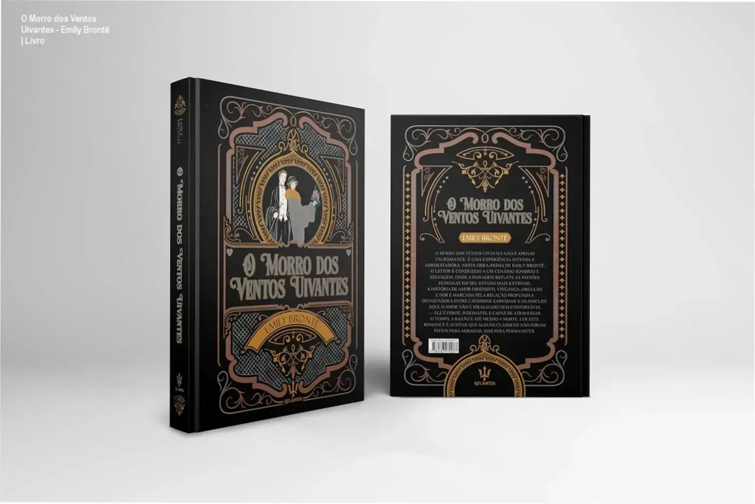 O Morro dos Ventos Uivantes - Emily Brontë | Livro 1 https://ondeaprender.com.br/o-morro-dos-ventos-uivantes-emily-bronte/ Capa elegante da edição especial em capa dura do romance de Emily Brontë
