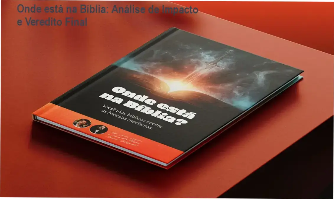 Onde está na Bíblia: Análise de Impacto e Veredito Final 1 https://ondeaprender.com.br/onde-esta-na-biblia-ariel-lazari-analise-tecnica/ Capa do livro Onde está na Bíblia com foco em versículos de apologética católica