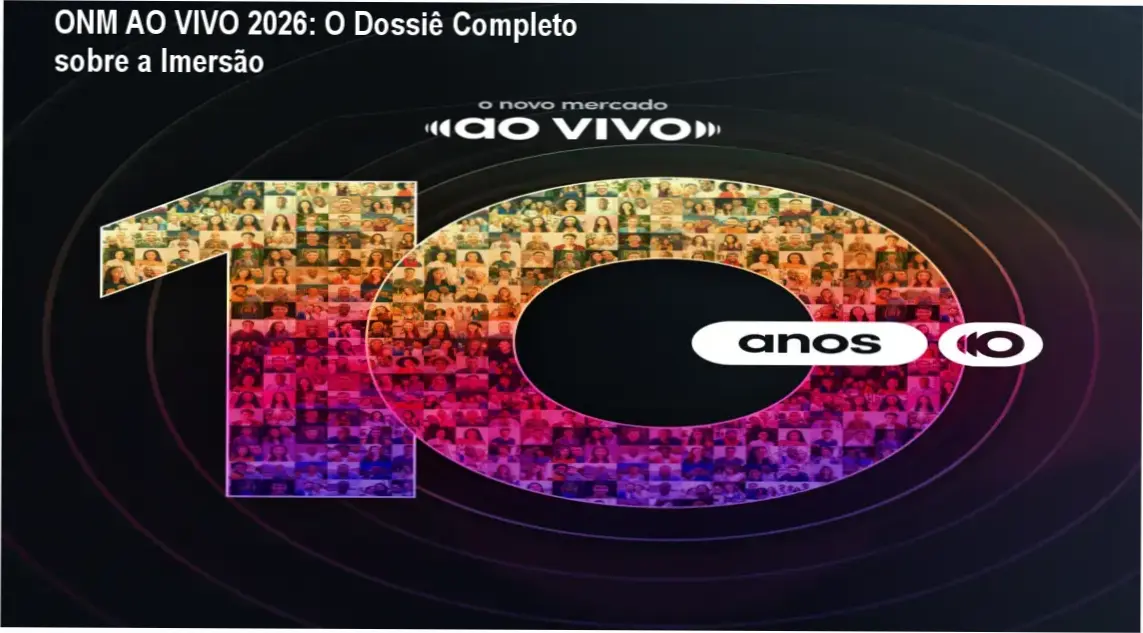 Ambiente de networking estratégico no evento ONM AO VIVO 2026 para profissionais de marketing