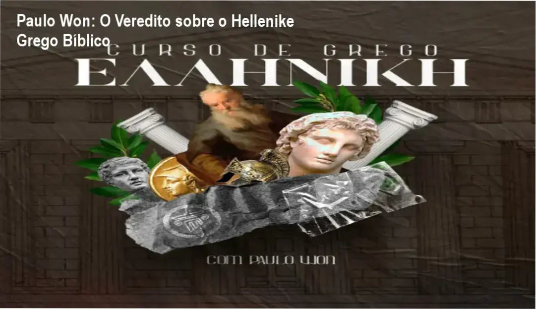Estudante de teologia utilizando o método Hellenike de Paulo Won para tradução de textos em grego koiné
