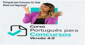 Interface de acesso ao curso Português para Concursos 4.0 da Professora Carol Mendonça na plataforma Hotmart