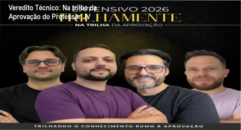 Veredito Técnico: Na trilha da Aprovação do Professor JV 4 https://ondeaprender.com.br/ebook-casais-fortes-onde-baixar-acesso-oficial/ Professor JV apresentando a estrutura do curso Na trilha da Aprovação Extensivo 2026