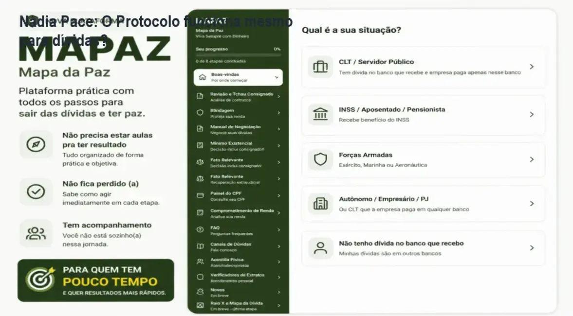 Nádia Pace: O Protocolo funciona mesmo para dívidas? 1 https://ondeaprender.com.br/nadia-pace-protocolo-funciona-mesmo-analise-tecnica/ Bastidores e interface do método de blindagem financeira Nádia Pace