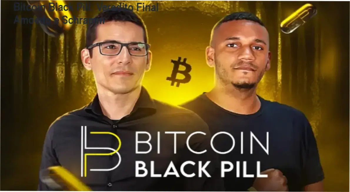 Renato Amoedo e Alan Schramm apresentando o Treinamento Bitcoin Black Pill