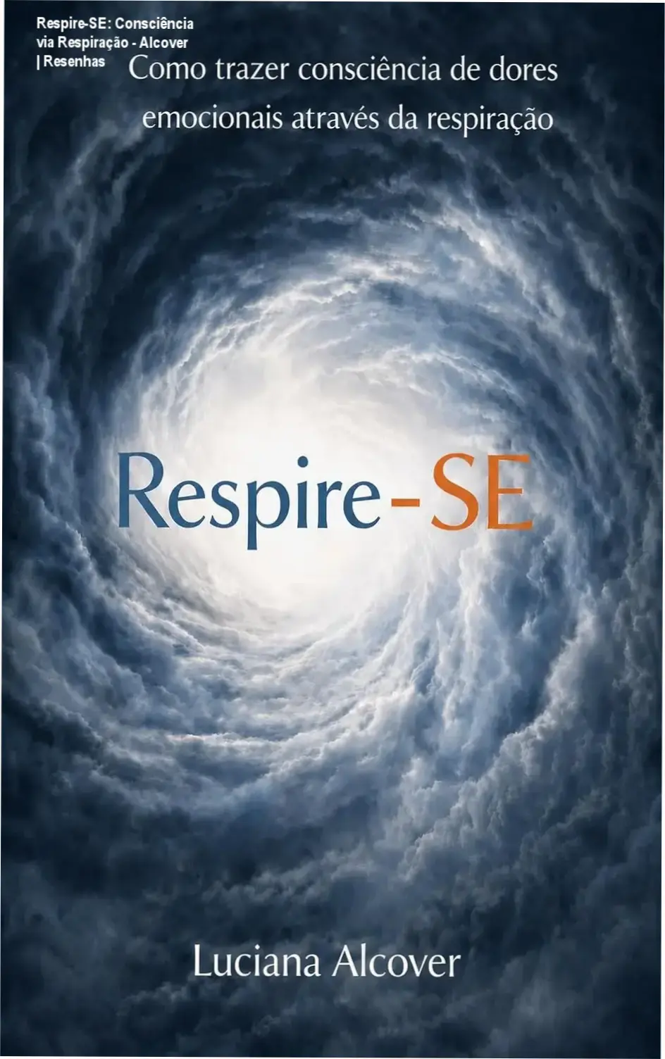 Capa do eBook Respire‑SE mostrando a prática de respiração consciente