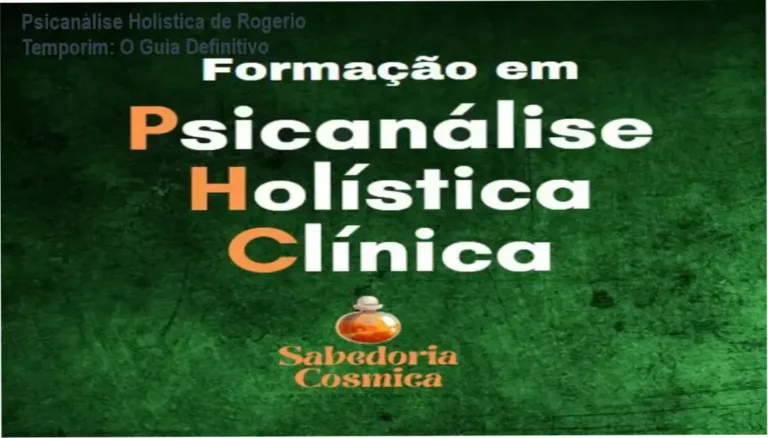 Representação visual da formação em Psicanálise Holística Clínica com abordagem integrada físico, emocional, mental e espiritual.