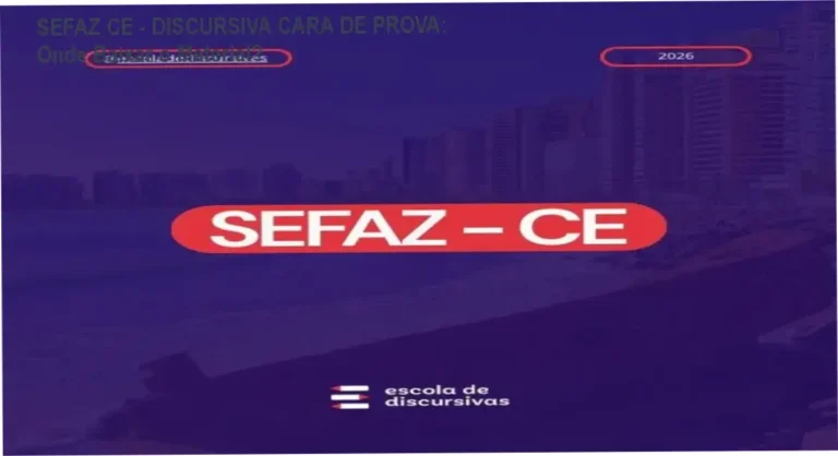 SEFAZ CE - DISCURSIVA CARA DE PROVA: Onde Baixar o Material? 2 https://ondeaprender.com.br/guia-manejo-ovinocultura-tomaz-cavagnari-download-gratis/ Estudante focado preparando a prova discursiva para a SEFAZ CE com foco na banca FCC