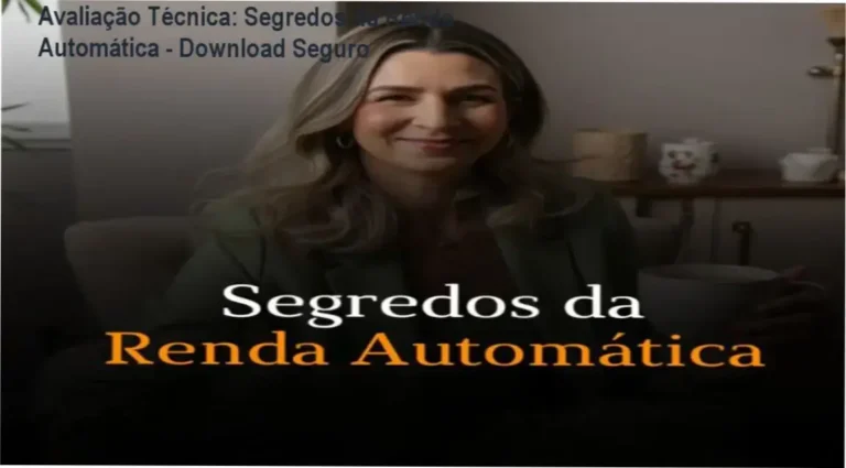 Avaliação Técnica: Segredos da Renda Automática - Download Seguro 9 https://ondeaprender.com.br/ Icônia de download com tópico de curso sobre renda automática