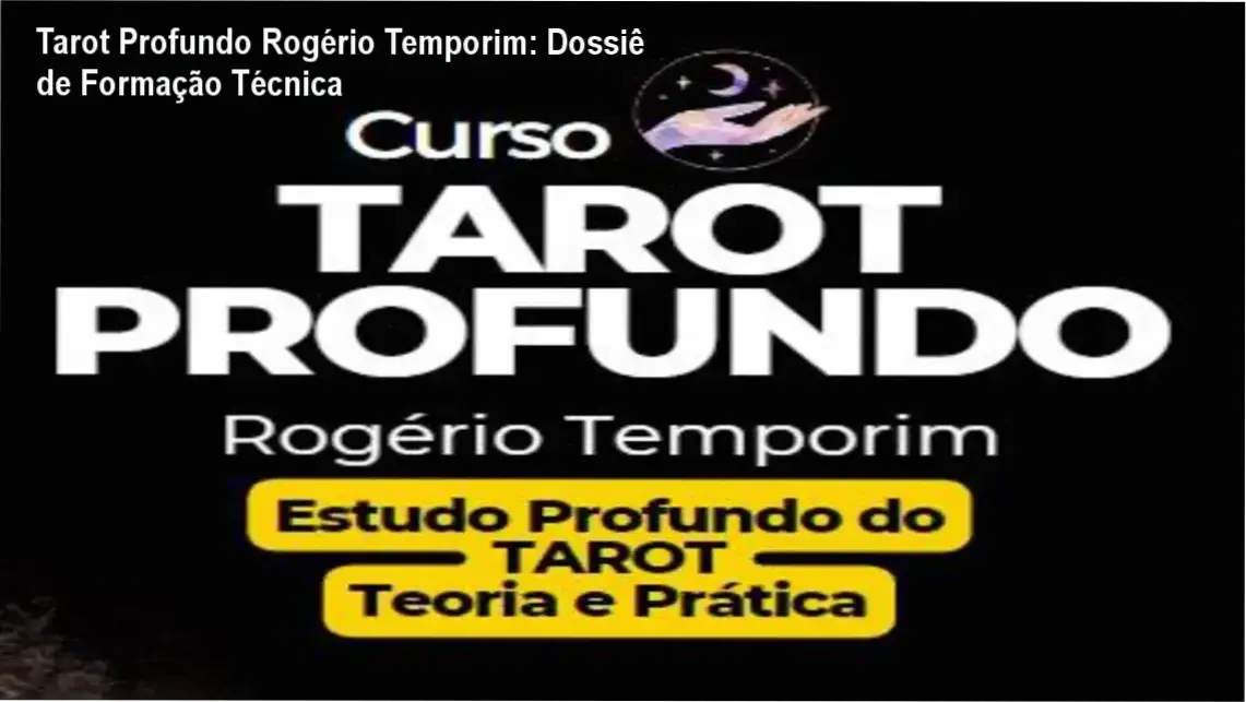 Composição de cartas de tarot e materiais de estudo para formação profissional em leitura terapêutica