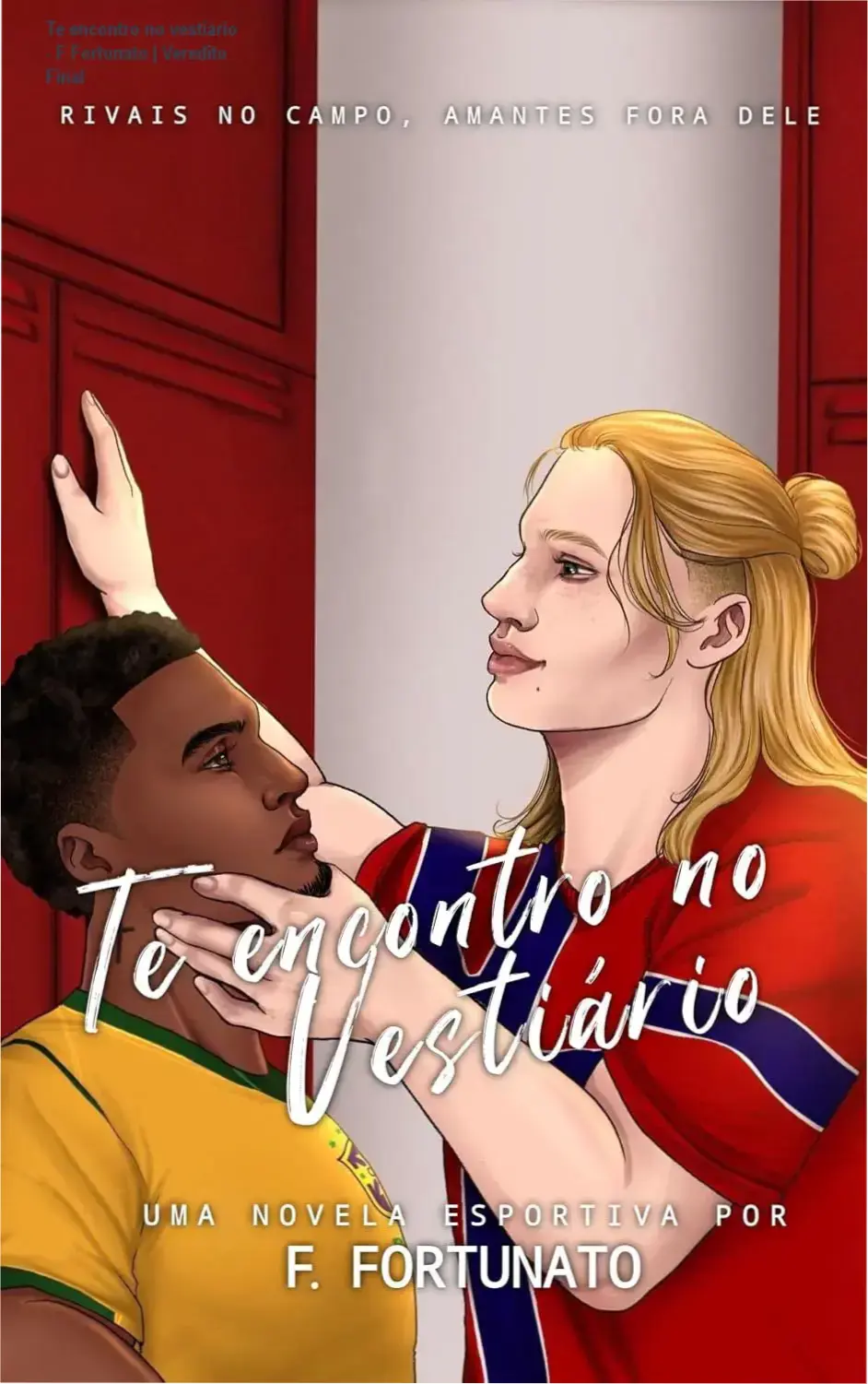 Capa do eBook Te encontro no vestiário de F Fortunato, romance MM esportivo