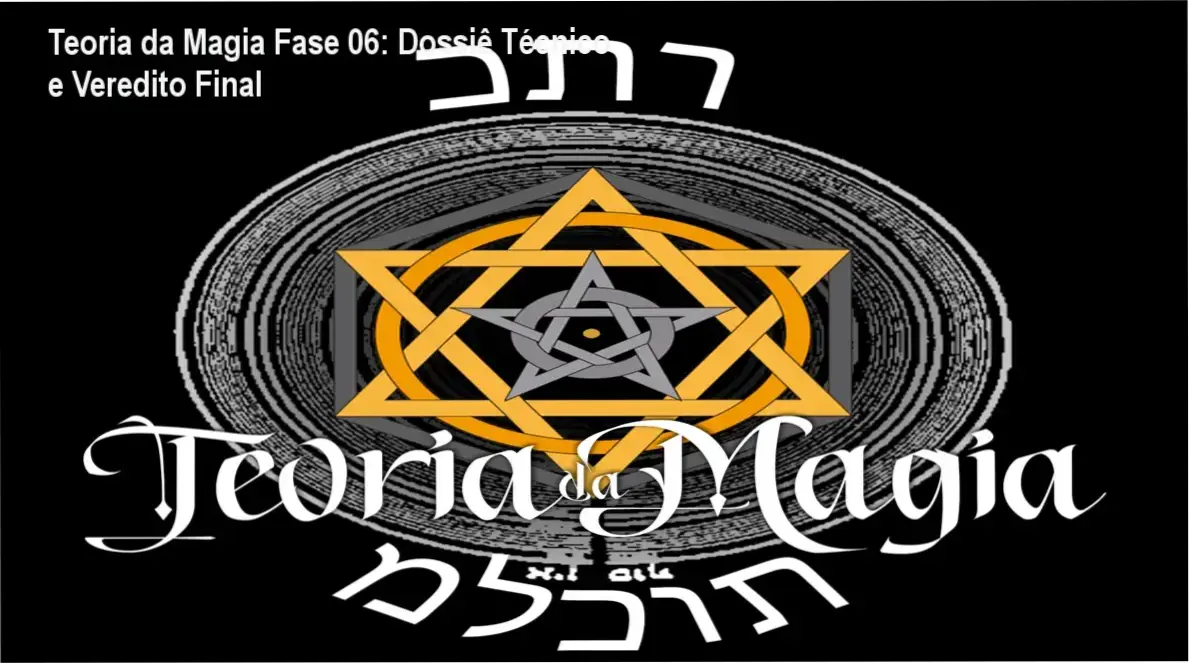 Teoria da Magia Fase 06: Dossiê Técnico e Veredito Final 1 https://ondeaprender.com.br/teoria-da-magia-fase-06-nino-denani-analise-tecnica/ Representação simbólica de hermetismo e neurociência aplicada ao curso Teoria da Magia Fase 06