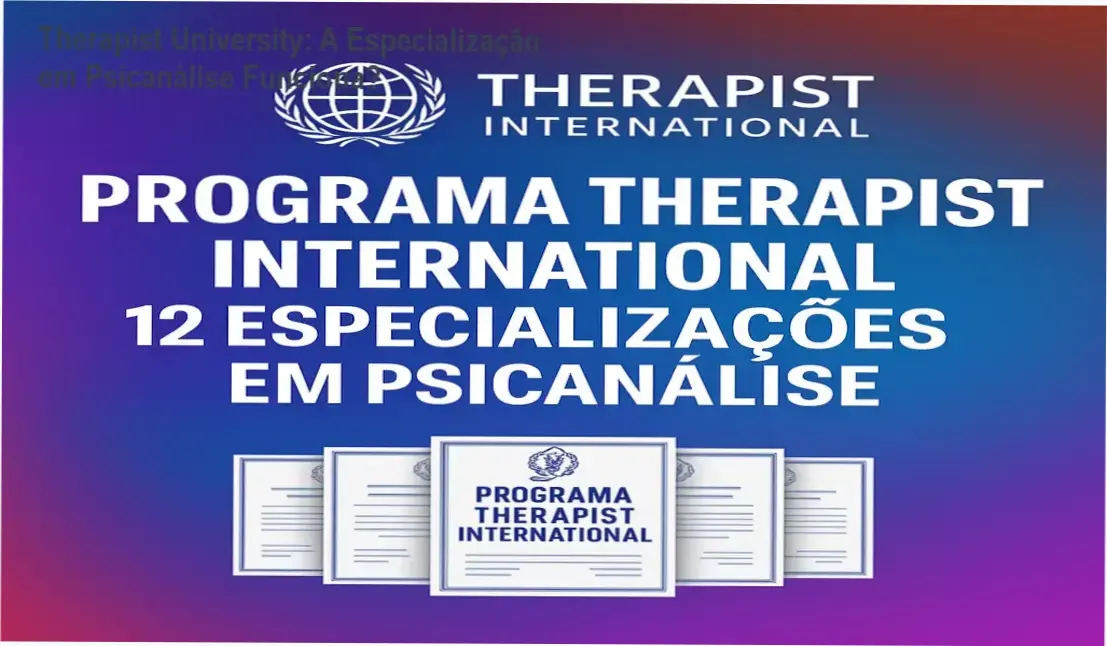 Estudante utilizando aplicativo mobile para estudar o programa de especialização em psicanálise da Therapist University