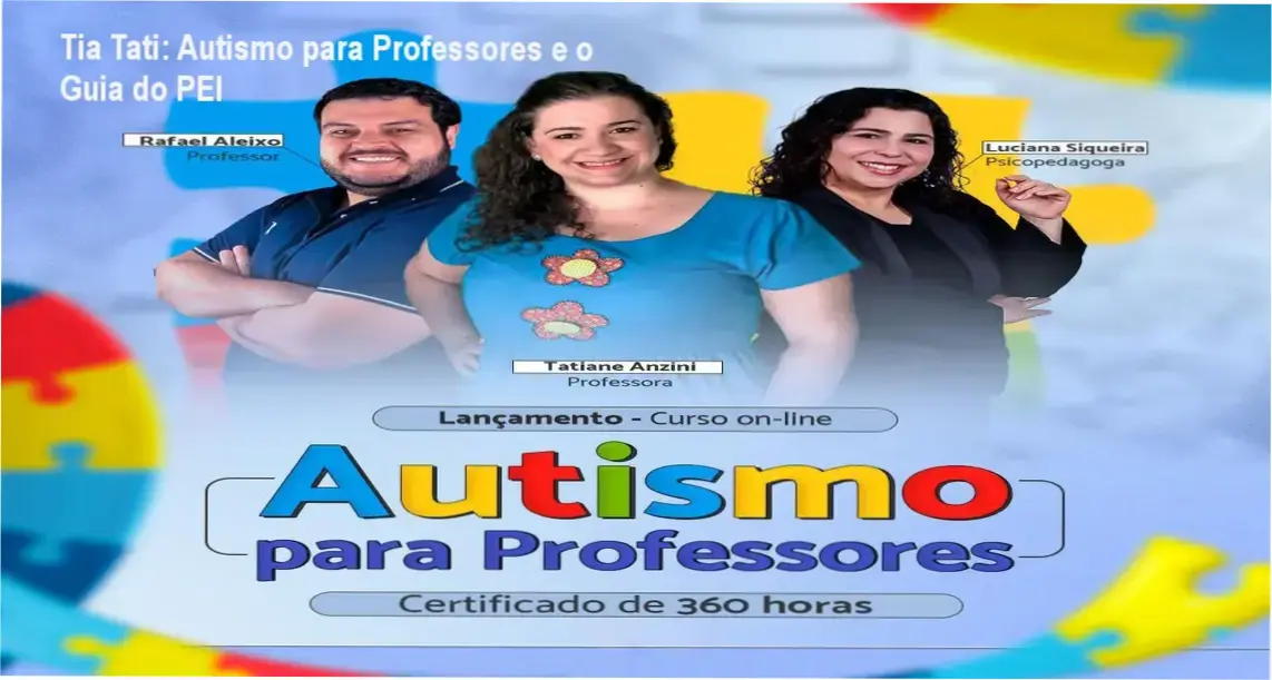 Educadora utilizando materiais pedagógicos adaptados para alunos com autismo em sala de aula