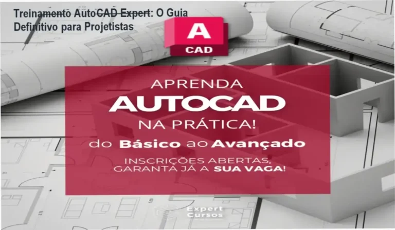 Treinamento AutoCAD Expert: O Guia Definitivo para Projetistas 4 https://ondeaprender.com.br/curso-de-canto-online-avaliacao-tecnica/ Interface do software AutoCAD exibindo um projeto técnico detalhado de planta baixa 2D e modelagem 3D